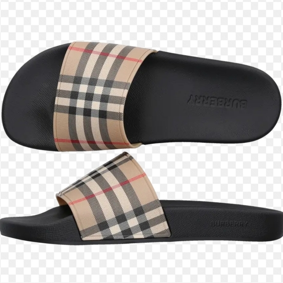 NEW AUTHENTIC MEN'S BURBERRY SANDALS SIZE 10 - Picture 2 of 16